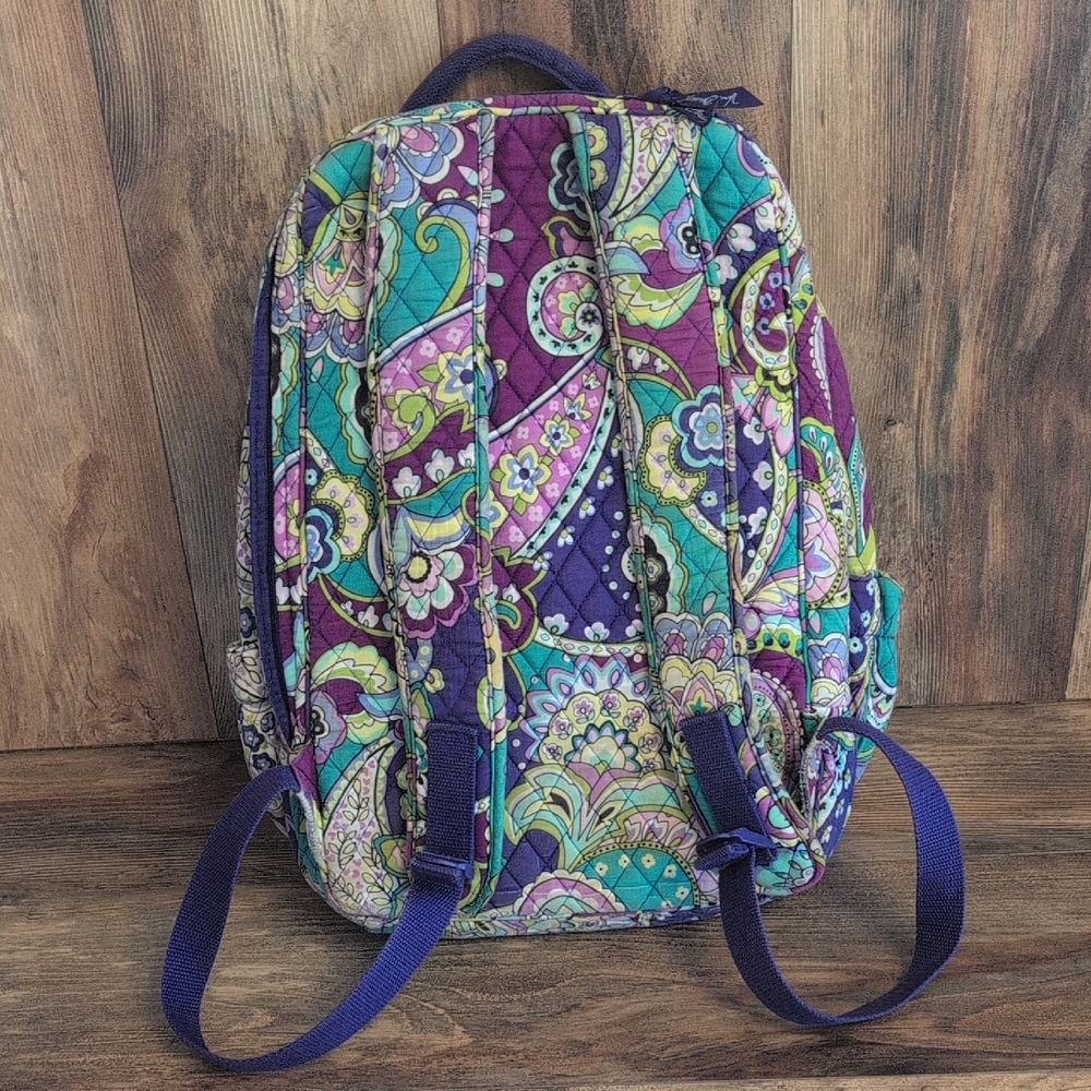 Vera Bradley Paisley Campus Travel Backpack                        M355 - Picture 4 of 12